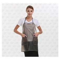 ZKT350654요들_ 홀터넥 반투명 앞치마 YA 044 블랙 데님앞치마 린넨앞치마 카페앞치마 주방앞치마, 단일색상