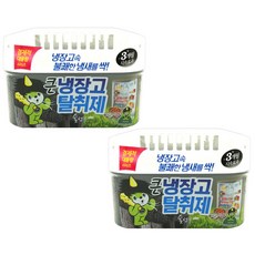 산도깨비 큰 냉장고 참숯 탈취제 본품, 420g, 2개