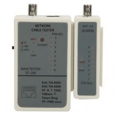 [해외] 네트워크 동축 케이블 테스터 RJ45RJ12RJ11 LAN 케이블 테스터 라인 파인더 찾기 도구 25MA 듀얼 사용 BNC 테스터, 상세내용표시