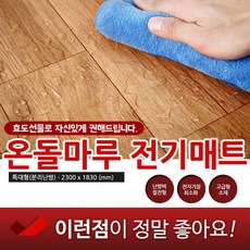 하비마트ss+위생적인 생활방수 고급소재 특대형 전기매트 전기매트 전기장판 온열전기매트 겨울전기매트 2인전기매트+하비habi, 230, 하ss◎HV20 한일생명과학 온돌마루