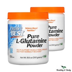 닥터스 베스트 퓨어 엘 글루타민 파우더 300g 2병 L-Glutamine, 2개