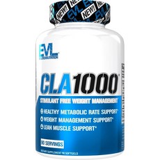 Evlution 공액리놀레산 CLA 1000 90 캡슐, 90정, 1개