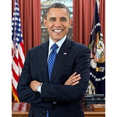 Barak Obama Photo - 2012 역사적인 예술 - 미국 대통령 초상화 - (8.5 x 11) - 광택 (8.5" x 11" Gloss), 8.5" x 11", Gloss