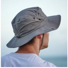 투윤샵 여성 남성 낚시모자 캠핑모자 등산 모자, 그레이