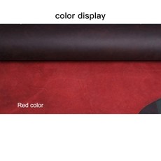 태닝오일 풀 그레인 오일 태닝 크레이지 호스 소가죽 1.2mm/1.6mm/2.0mm 가죽 공예 Diy 재료 레트로 풀업 스타일 핸드메이드 아트, [05] Red 1.6mm Thick, [03] 30x30cm, 1개