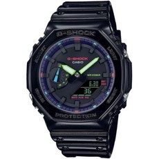 [CASIO] 아날로그. 01 G-SHOCK GA-2100RGB-1AER 남성 블랙