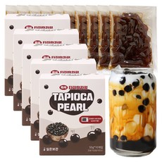 마녀의부엌 상온 즉석 버블티라떼 타피오카펄 대량 구매, 50g, 10개입, 5박스