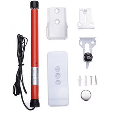 12V 자동 DIY 롤러 쉐이드 모터 튜브형 전동 커튼 블라인드 셔터 지능형 리모컨 마이어트 롤러 블라인드 모터 롤러블라인더, 없음