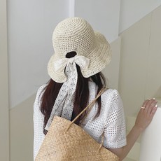 도로시홀릭레이스리본라탄모자