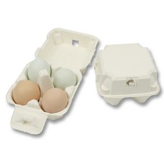 밀폐형 백색 4구 계란판 100개, 1세트