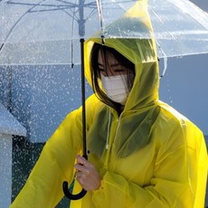 여성레인코트고래