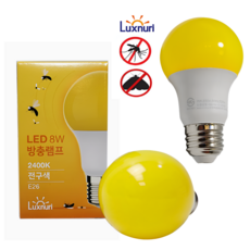 LED 방충램프 10W 해충 모기 벌레 축사 캠핑 펜션 방충효과, 전구색, 6개 전구색, 6개