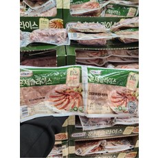 코스트코 오리늘보 무항생제 훈제슬라이스 오리고기 1KG(500Gx2) 아이스박스+아이스팩, 2개, 500g