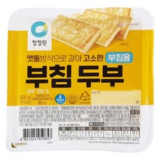 청정원 부침두부 부침용 두부(냉장) 300g, 1개