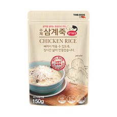 애견애묘전용 원기회복 삼계죽 150g 불도그 개간식, 1개 - 강아지삼계죽