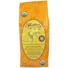 Heather's Tummy Fiber Pouch ~ Organic Acacia Senegal 헤더의 배 섬유 파우치 ~ 유기농 아카시아 세네갈 16온스 과민성대장증후군용 (2포, 1개