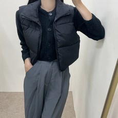 지프 패딩조끼 여성