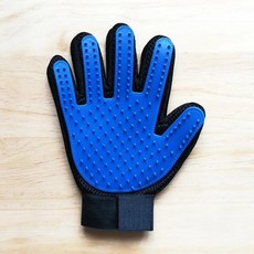 반려동물 제모 장갑 고양이 마사지 목욕 청소 미용 실리콘 브러시, 1.23cmX16.5cm, 1개