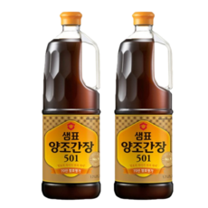 샘표간장 특급 양조간장 501 1.7L 2개 자취생 주부 요리 필수템