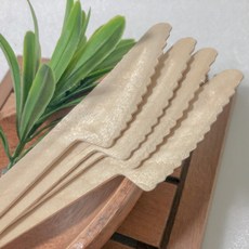 코디마트 일회용 디저트 나무 나이프 140mm, 1개, 100개