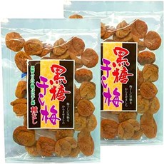 KIFS 일본직구 갈색 설탕에 절인 자두 2봉지, 사이즈, 2개