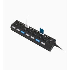 하이브 USB 7포트 허브 (어댑터 포함) HUB-19 actto, 1개