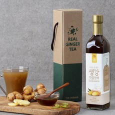[이베따] 그농부 생강 착즙 원액차 630g 유리병, 1개, 1개입