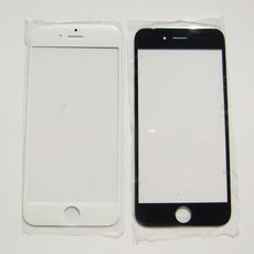 iPhone 7 5 5S 4 4S 6 6S Plus 터치 스크린 수리 용 전면 외부 유리 렌즈 교체 부품, 5G 5S SE 용 검정색