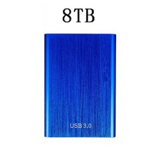 공구 패키지샤오미 미지아 고속 외장 하드 드라이브 데스크탑 노트북용 저장 장치 USB3.0 SSD 12TB 16T, 21 8TB Blue, 한개옵션1