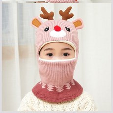 겨울 가을 남여 바람막이 귀막이 귀달이 일체 기모 융 어린 얼굴보호 풀오버