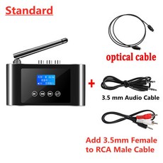 Digital to Analog Audio DAC Converter Optical Coaxial 35MM AUX RCA Bluetooth 50 Re [C00094545], 01-Standard-94545