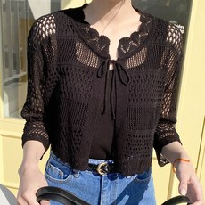 플라워뜨개투피스