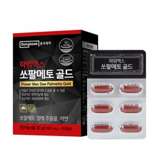 동국제약 파워맥스 쏘팔메토 골드, 30정, 1개