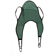 ProHeal Universal Padded Lift U Sling with Head Support X Large 62”L x 27.5”W -Polyester Divided, One Color_X Large 62L x 27.5W, One Color_X Large 62L x 27.5W, One Color