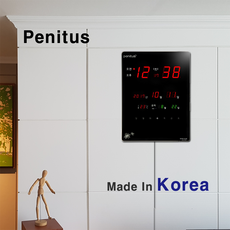 페니투스 LED 전자 디지털 벽시계, SV24R