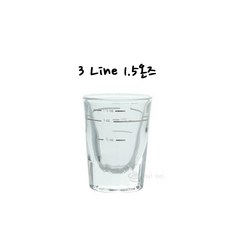 유리샷잔 에스프레소 바리스타 샷글라스 1.5oz 1개