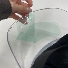 오토바이 헬멧 하이바 안티포그 김서림방지 필름, 단품