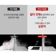 갓샵 미세먼지 창문필터 차단 방충망 붙이는 초미세먼지 방진망 2.5m 특수 발수코팅 원단, 2개