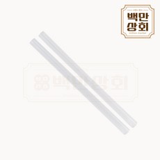백만상회 버블티빨대 (투명/벌크포장), 1개, 200개입