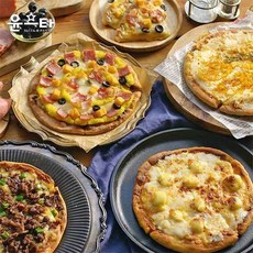 윤스타 수제화덕피자 4종 24개 (24조각) + 핫소스 5개, 단품
