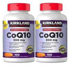 Kirkland (총2병) 커클랜드 코큐텐 300mg 100정, 2개