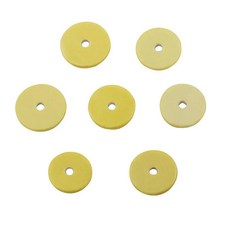 16Pcs 플루트 키 패드 노란색 코르크 가죽 쿠션 액세서리 목 관악기 교체 부품, 01 16 Pcs Flute Pads, 1개