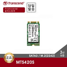트랜센드 MTS420S M.2 240GB SATA SSD (2242 / 3년), _240GB