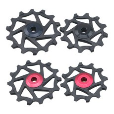 1 XTR XX1 X01 자전거 업그레이드 교체 부품용 12T14T 세라믹 리어 탈선 풀리 장치, 01 Black Red
