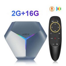 미디어박스 미디어플레이어 안드로이드 듀얼 와이파이 셋톱 TV 11 스마트 8K HD RGB 라이트 Amlogic S905X4 4GB 32GB 64GB 24G 5G BT41 A95X, 10) Eu 플러그  2G16G G10 - hd미디어박스