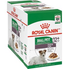 Royal Canin Small Aging Wet Dog Food 3온스 파우치 12개입, 12개