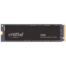 Crucial P5 Plus 2TB 4세대 NVMe M.2 SSD 내장 게이밍 SSD 히트싱크 포함 플레이스테이션 5호환 (CT2000P5PSSD5), T500