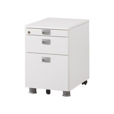 알펜 3단 이동서랍 APS(사무용 3단서랍 서랍 수납), [ APS-304 내부목재 ]:화이트