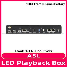 HD-A5L 풀 컬러 LED 디스플레이 화면 휴대폰 와이파이 재생 박스 패널 비디오 월 픽셀 USB 포트 컨트롤러, 01 A5L, 1개 - hd-a5l