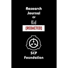 아동 연구 일지 [편집 됨] SCP 재단 : 아동 맞춤 이름-SCP 테마 일지 일기 일지-6x9-Secure Contain Pr, 단일옵션